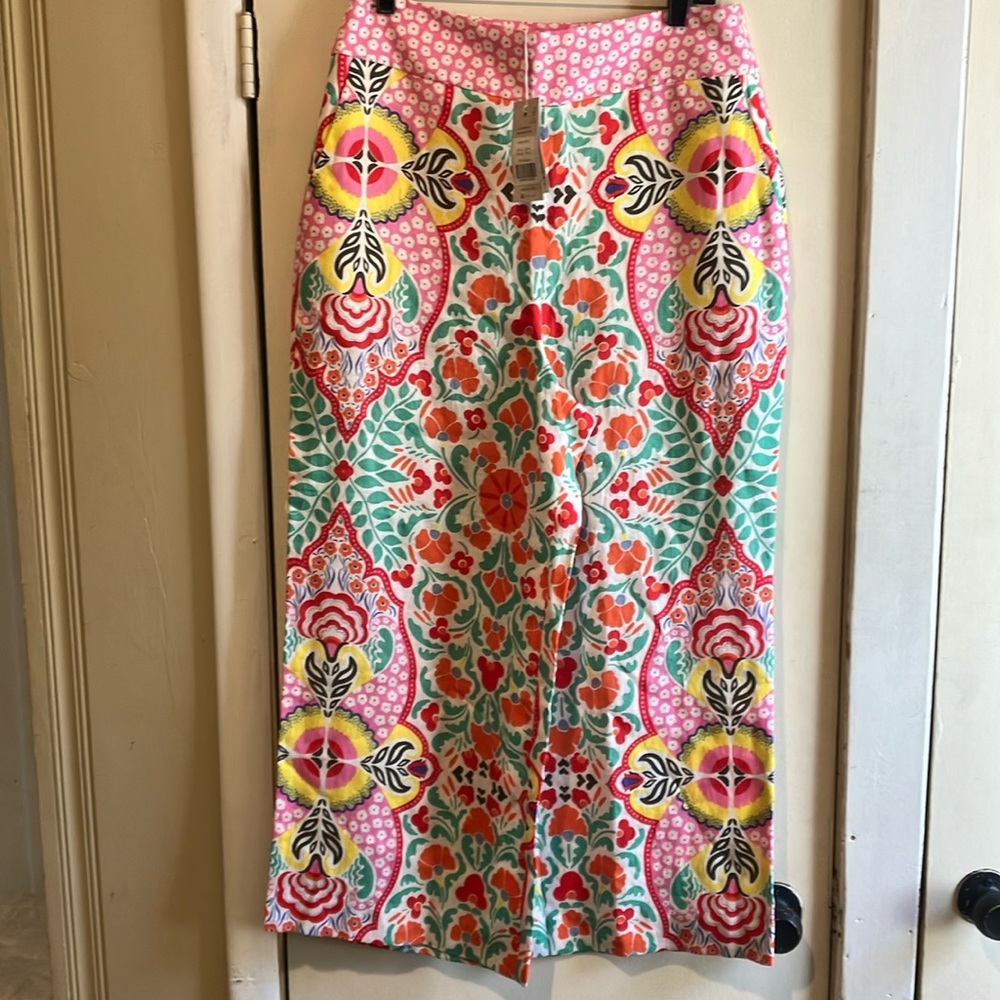 Colorful pattern Boden Wide leg trousers size 10